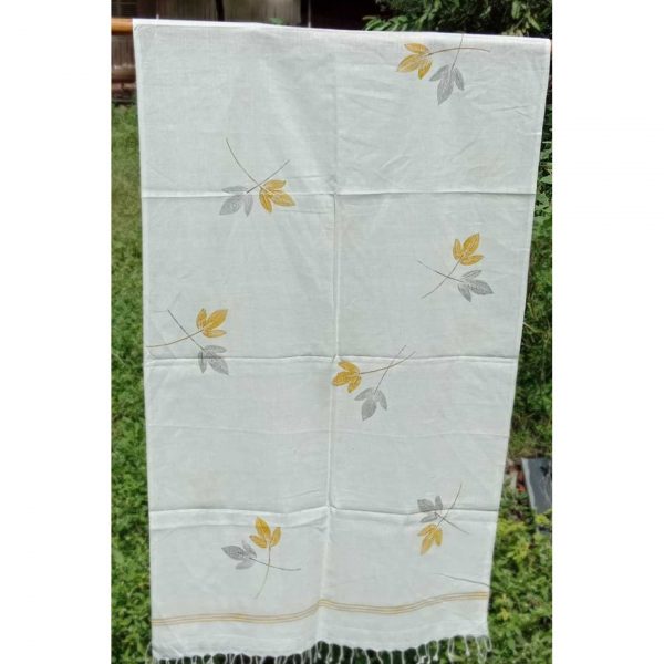 Beautiful Yellow and grey Stole
