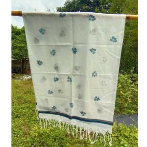 Evergreen Blue and Grey Stole