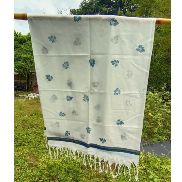Evergreen Blue and Grey Stole