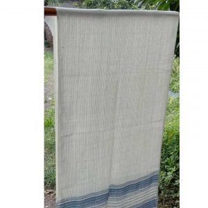 Indigo border with Tassels On