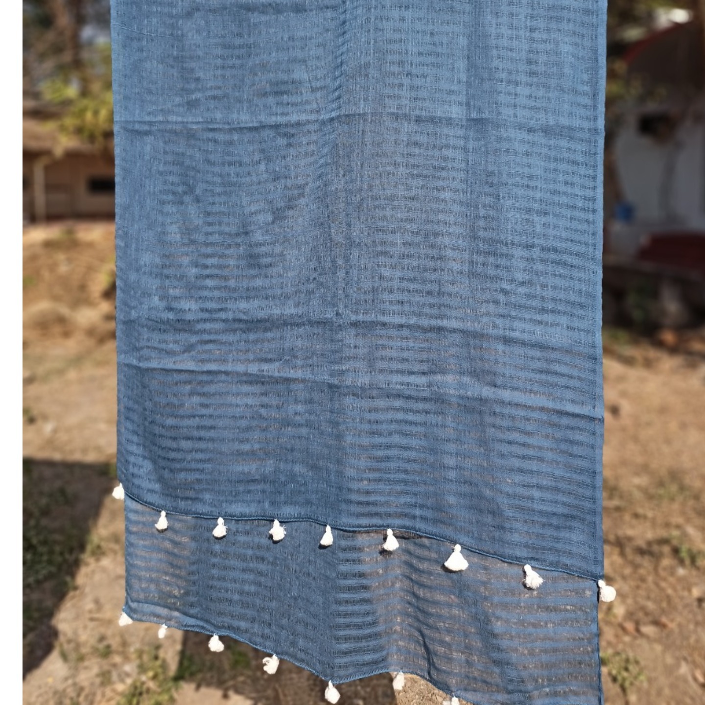 Indigo with some white tassels - Image 2