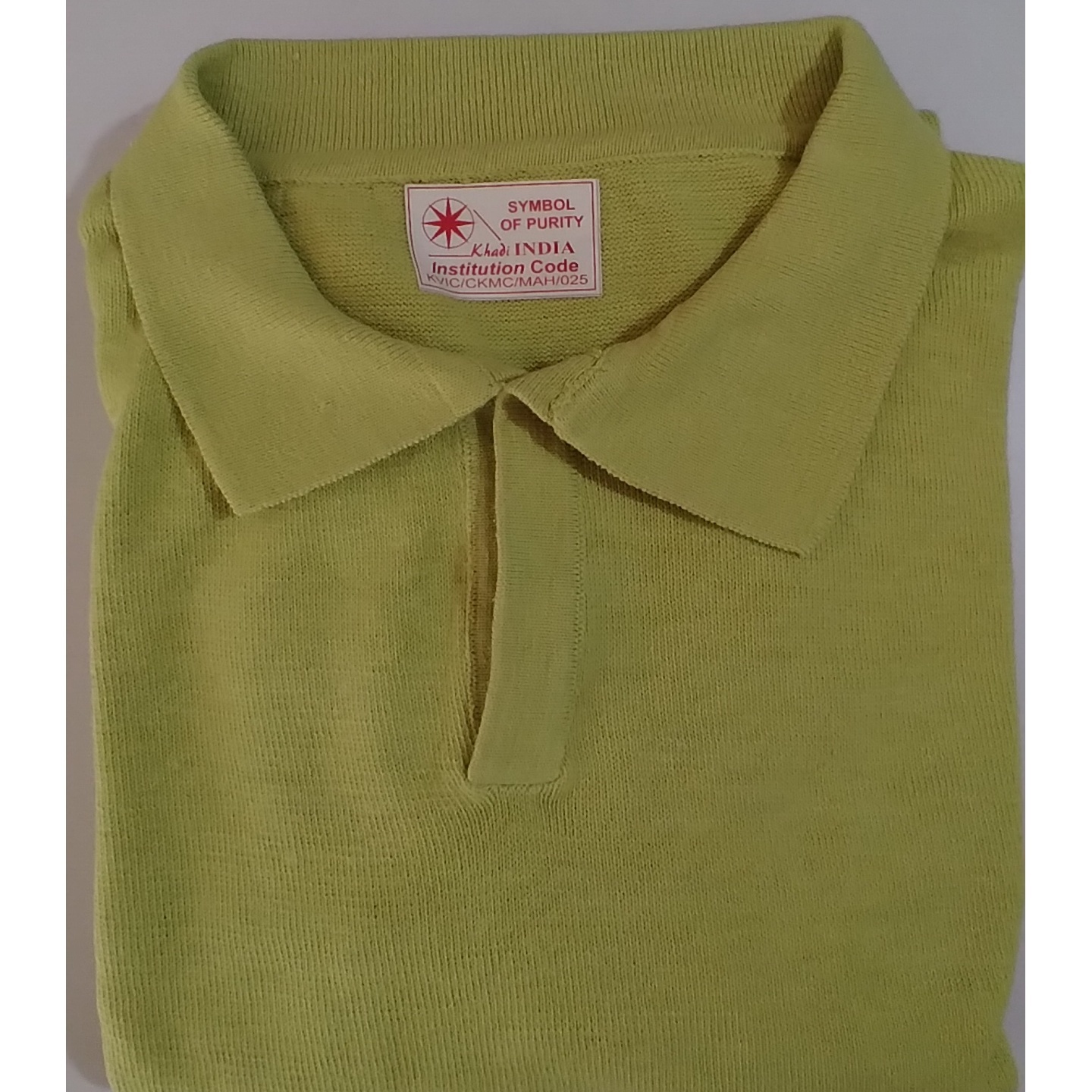 Parrot Green Full sleeves Polo T-shirt