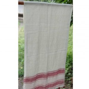 Red Border with Red Tassels On