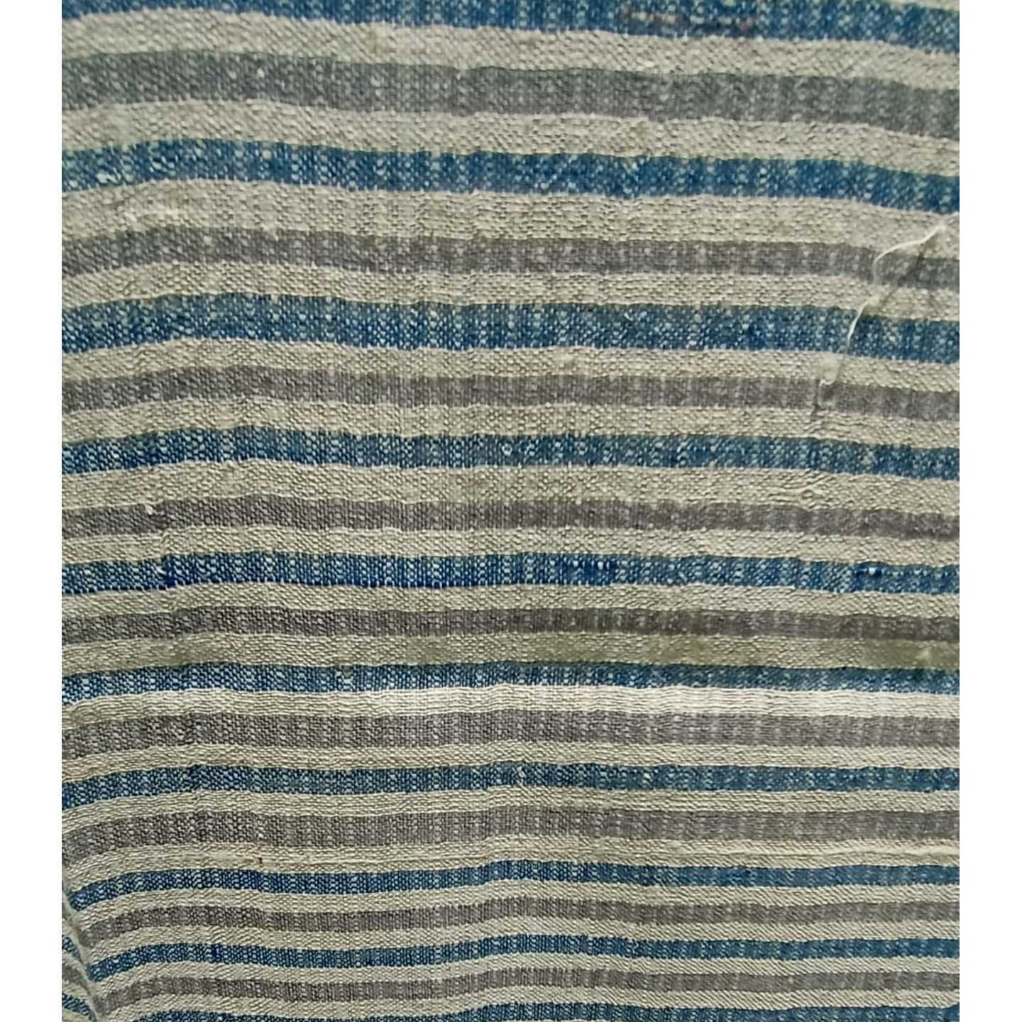 Woven Blue-Grey Stripes - Image 4