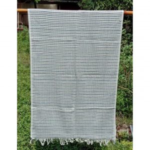 Woven Blue-Grey Stripes