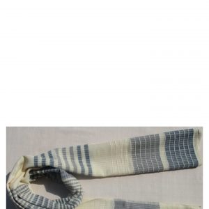 Woven stole Blue Line