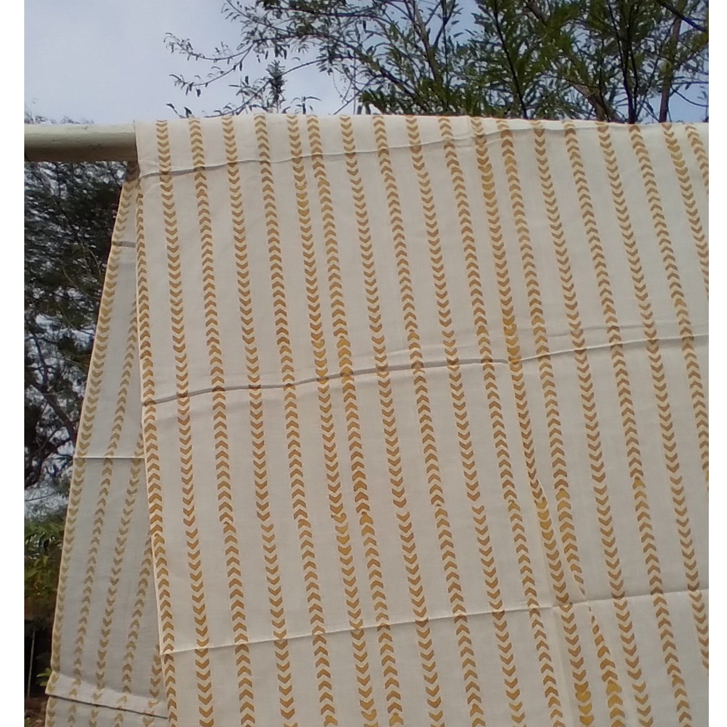 Yellow Block Print - Image 3